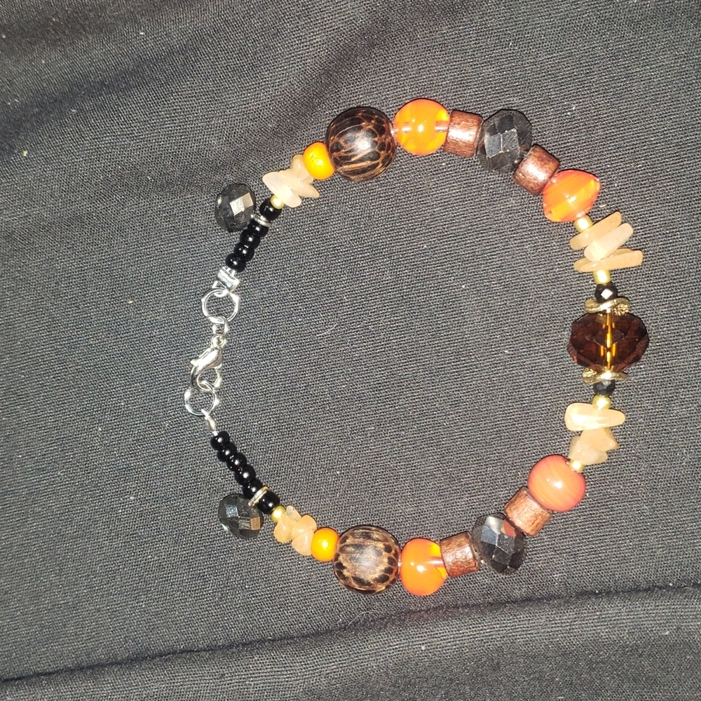 New not used semi precious stone bracelet